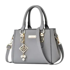 Casual Leather Messenger Bag — Large Capacity, Women's