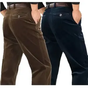 Corduroy Jogger Pants — Casual Loose Fit, Men's, Autumn & Winter