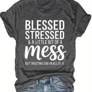 Plus Size Faith Graphic T-Shirt — Short Sleeve, Soft Fabric