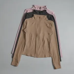 Women's Zip Sports Jacket — Yoga & Running Gym Top