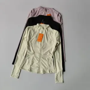 Women's Zip Fitness Jacket — Long Sleeve Yoga & Gym Top