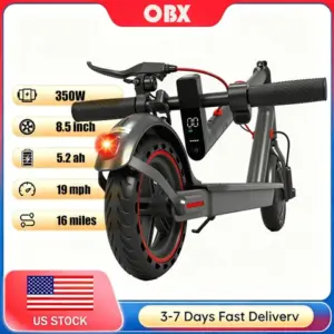 350W Foldable Electric Scooter — 8.5" Tires, 21-Mile Range