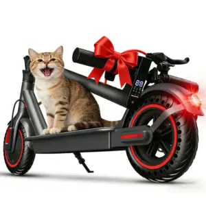 500W Folding Electric Scooter — 36V, 8.5" Solid Tire, APP Control