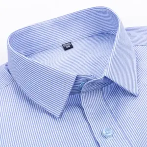 Men's Plaid Short Sleeve Shirt — Business Casual, 5XL