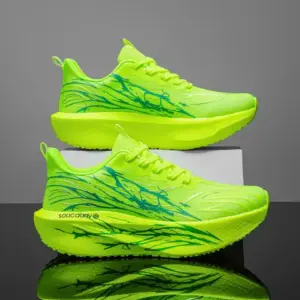 Men's Marathon Running Shoes — Carbon Plate, Breathable, Non-Skid