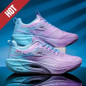 Carbon Plate Marathon Running Shoes — Breathable, Lightweight