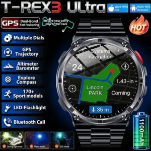 Smartwatch with Bluetooth Calling — Multi-Sport Mode & Message Alerts