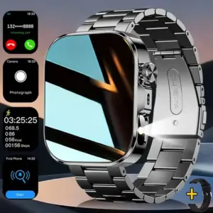 Premium Smart Watch — Sports Modes, Call Notifications & Music Control