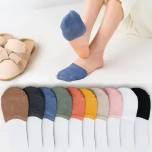 Anti-Slip Pilates Socks — Silicone Grips, Yoga & Barre