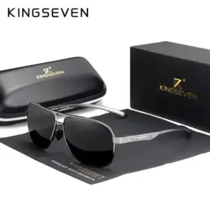 Polarized Aluminum Sunglasses — UV400 HD Photochromic Pilot Lens