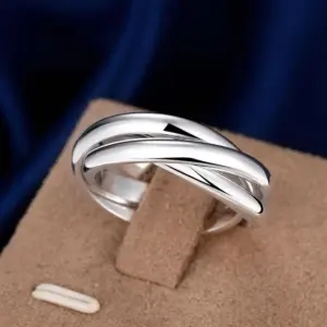 925 Sterling Silver Charm Ring — Women's