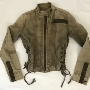 Army Green Denim Jacket — Y2K, Women's