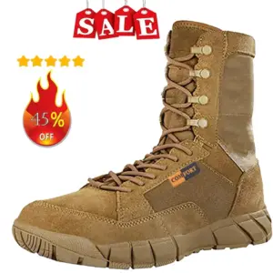Tactical Combat Boots — Lightweight Waterproof, Men's