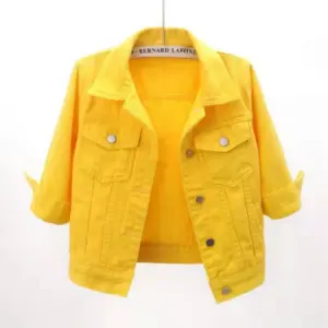 Pink Denim Jacket — Women's