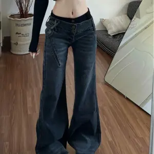 Retro Micro Flare Jeans — Washed, Women's