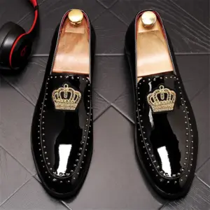 Leather Driving Loafers — Men's