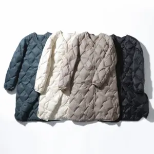 Ultralight Down Long Jacket — White Duck, Women's