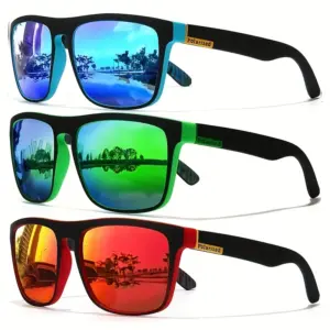Polarized Square Sunglasses — UV400, Unisex
