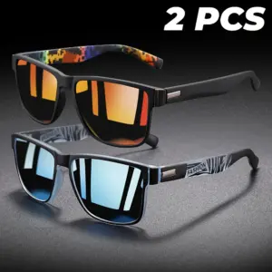 Polarized Square Sunglasses — Vintage, Unisex