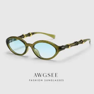 Retro Oval Sunglasses — UV Protection, Women's