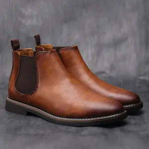 Retro Chelsea Boots — Men's, Sizes 40-46