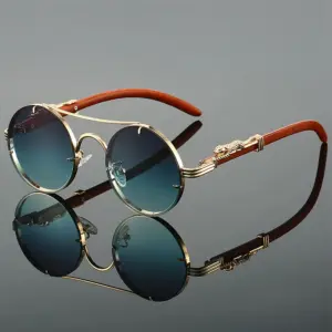 Vintage Round Sunglasses — Unisex