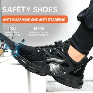 Steel Toe Safety Shoes — Breathable, Men's