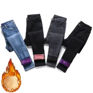 Fleece-Lined Skinny Jeans — Thermal, Women's