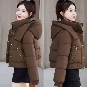 Hooded Padded Parka Jacket — Women's