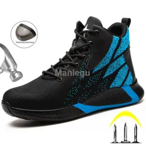 Steel Toe Safety Boots — Lightweight, Unisex