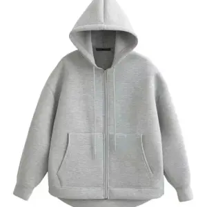 Hooded Zip Jacket — Gray, Women's