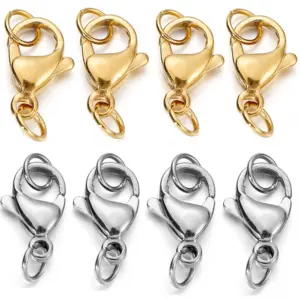 Stainless Steel Lobster Clasps & Jump Rings — Jewelry Making Supplies
