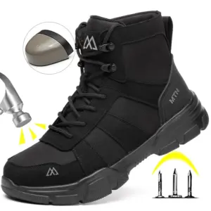Steel Toe Cap Safety Shoes — Breathable, Men's