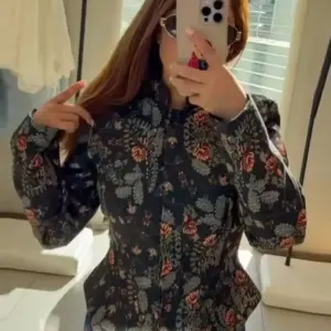 Floral Jacquard Jacket — Stand Collar, Women's