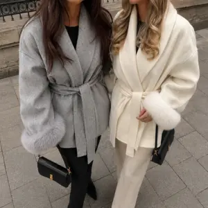Double-Sided Wool Overcoat — Women's