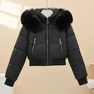 Hooded Cotton Parka Jacket — Women's