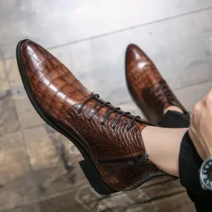 Lace-Up Chelsea Boots — Men's