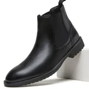 Classic Chelsea Ankle Boots — Slip-On, Men's
